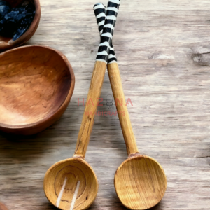 Batik salad servers