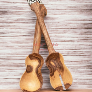 Guitar salad servers