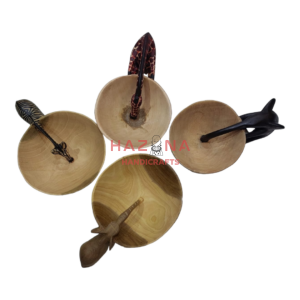 Mahogany drinking animals bowls